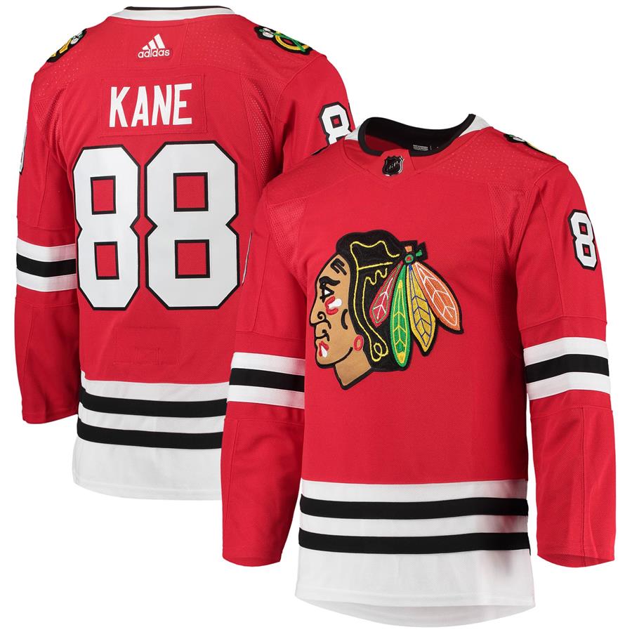Patrick Kane Chicago Blackhawks adidas Home Primegreen Authentic Pro Player Jersey - Red