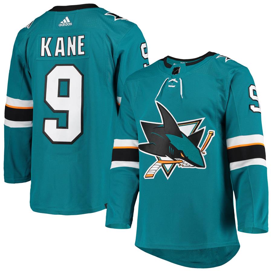 Evander Kane San Jose Sharks adidas Home Authentic Pro Player Jersey - Teal