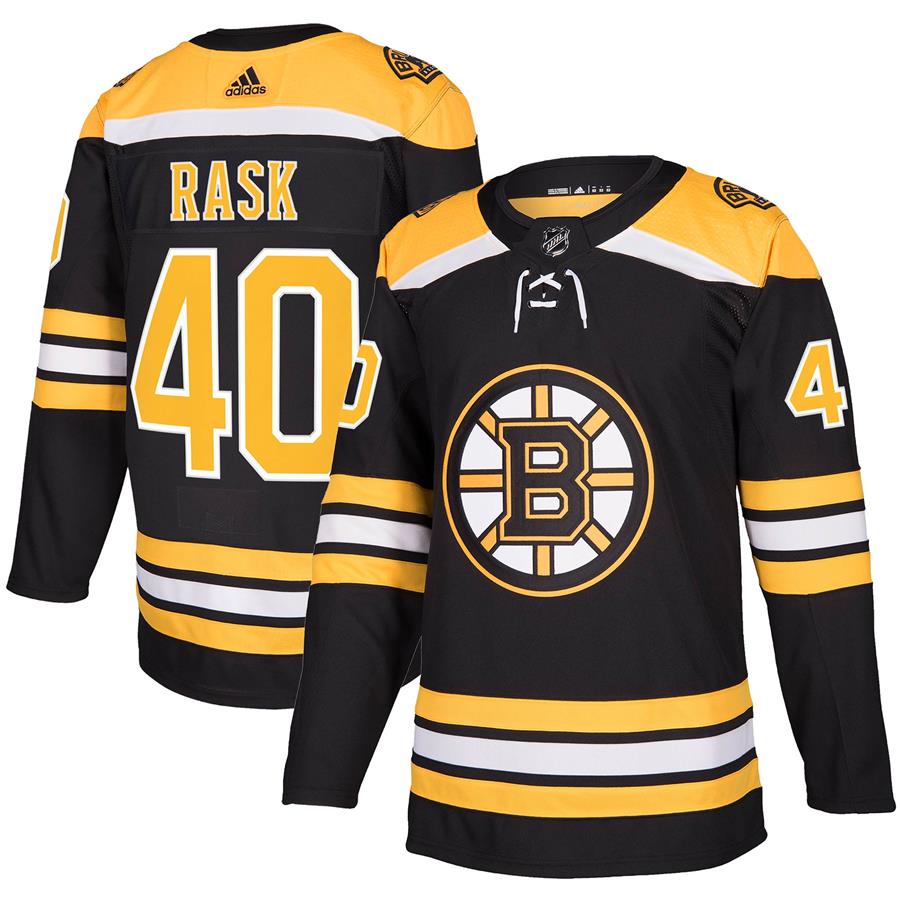 Tuukka Rask Boston Bruins adidas Home Authentic Player Jersey - Black