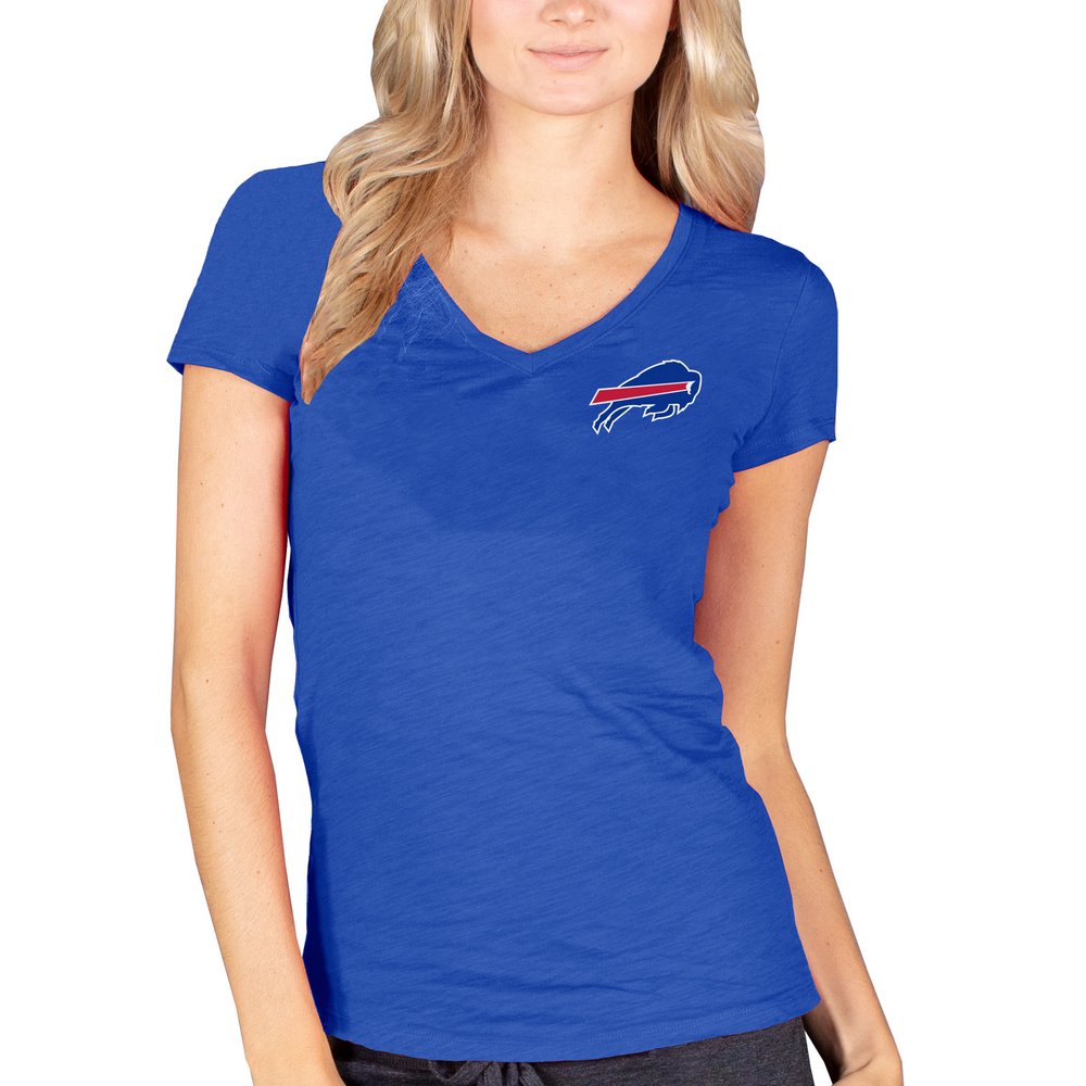 Buffalo Bills Concepts Sport Women's LC Logo V-Neck T-Shirt - Royal