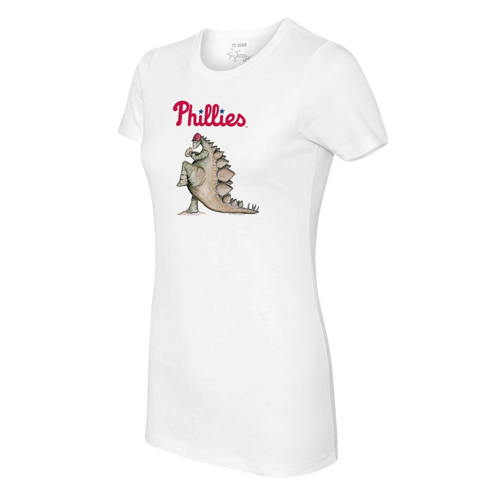 Philadelphia Phillies Tiny Turnip Women's Stega T-Shirt - White