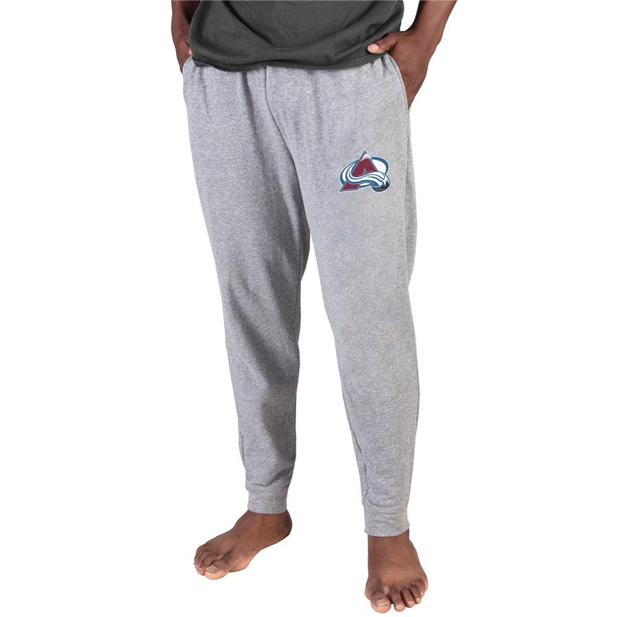 Colorado Avalanche Concepts Sport Mainstream Cuffed Terry Pants - Gray