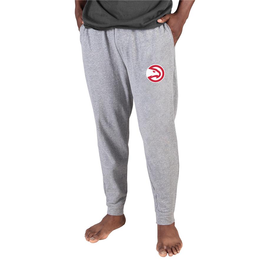 Atlanta Hawks Concepts Sport Mainstream Cuffed Terry Pants - Gray