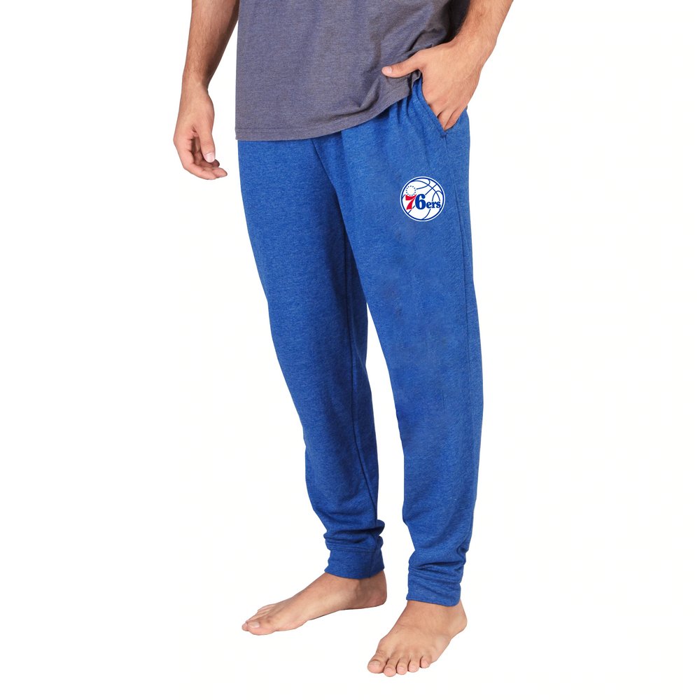 Philadelphia 76ers Concepts Sport Mainstream Cuffed Terry Pants - Royal