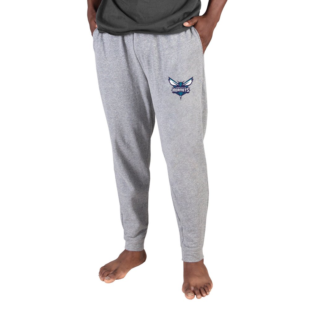 Charlotte Hornets Concepts Sport Mainstream Cuffed Terry Pants - Gray