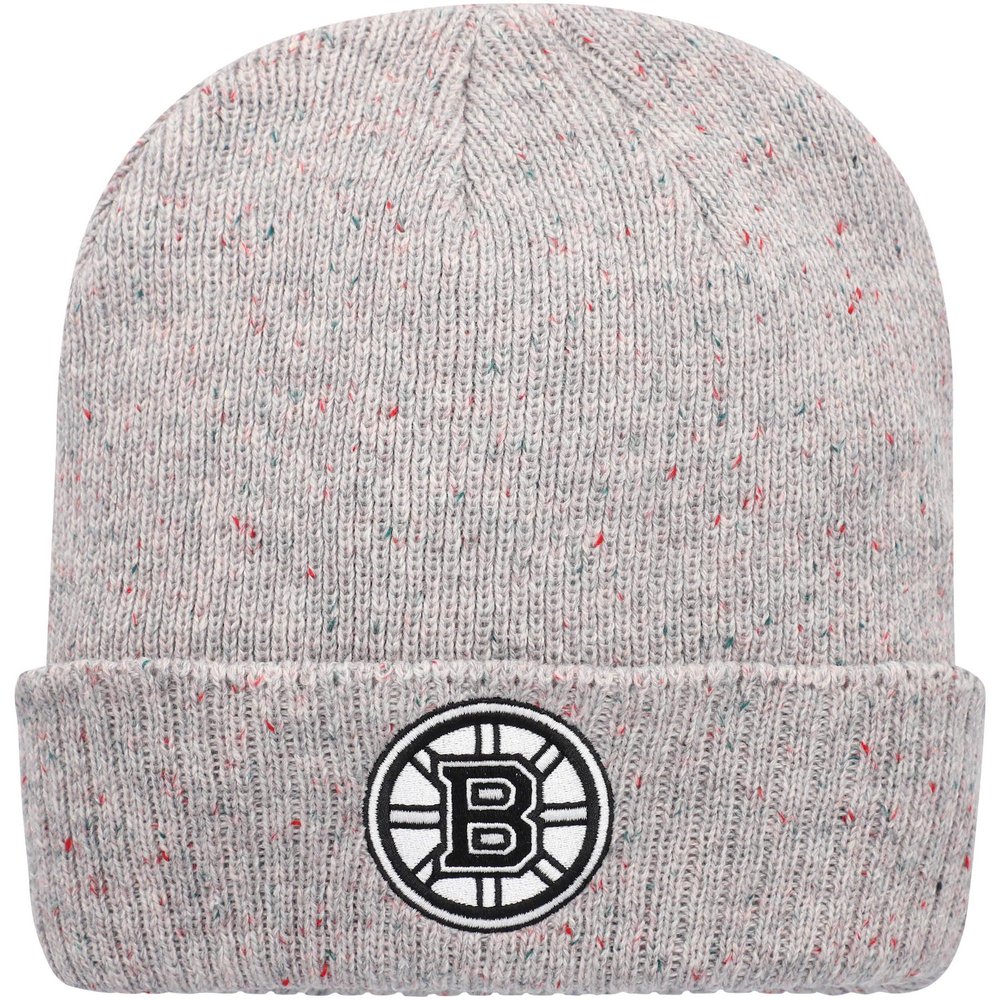 Boston Bruins adidas Women's Logo Cuffed Knit Hat - Gray