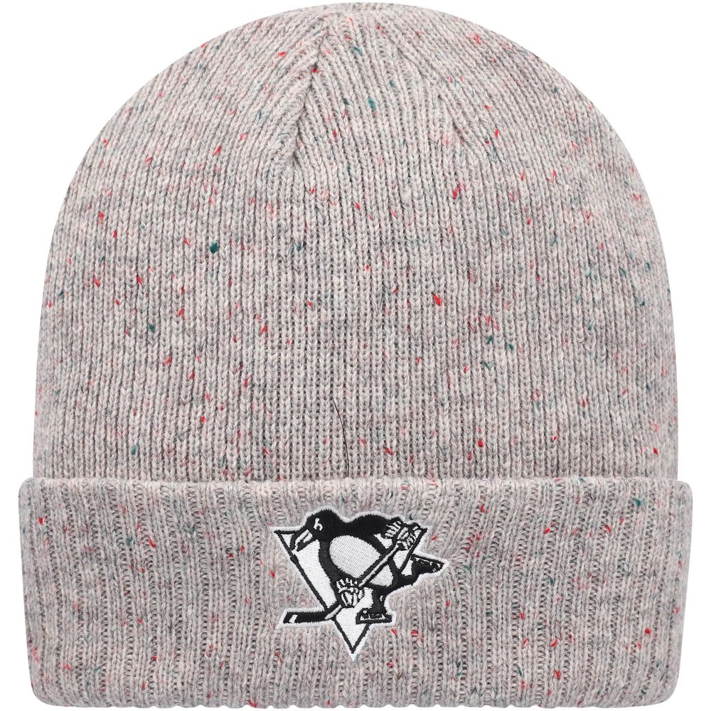 Pittsburgh Penguins adidas Women's Logo Cuffed Knit Hat - Gray