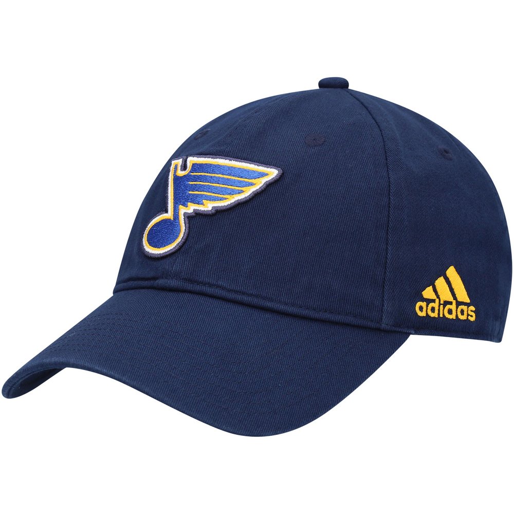 St. Louis Blues adidas Slouch Adjustable Hat - Navy