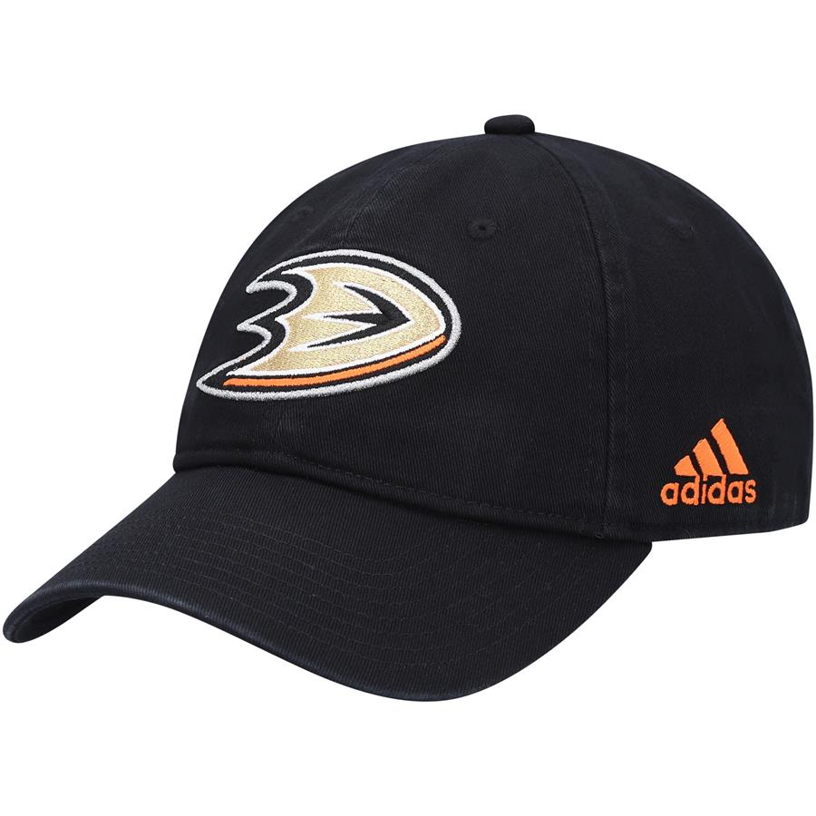 Anaheim Ducks adidas Slouch Adjustable Hat - Black