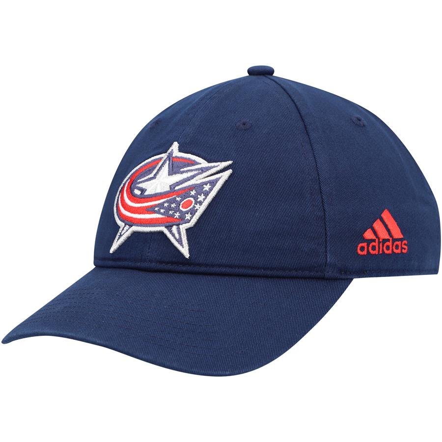 Columbus Blue Jackets adidas Slouch Adjustable Hat - Navy