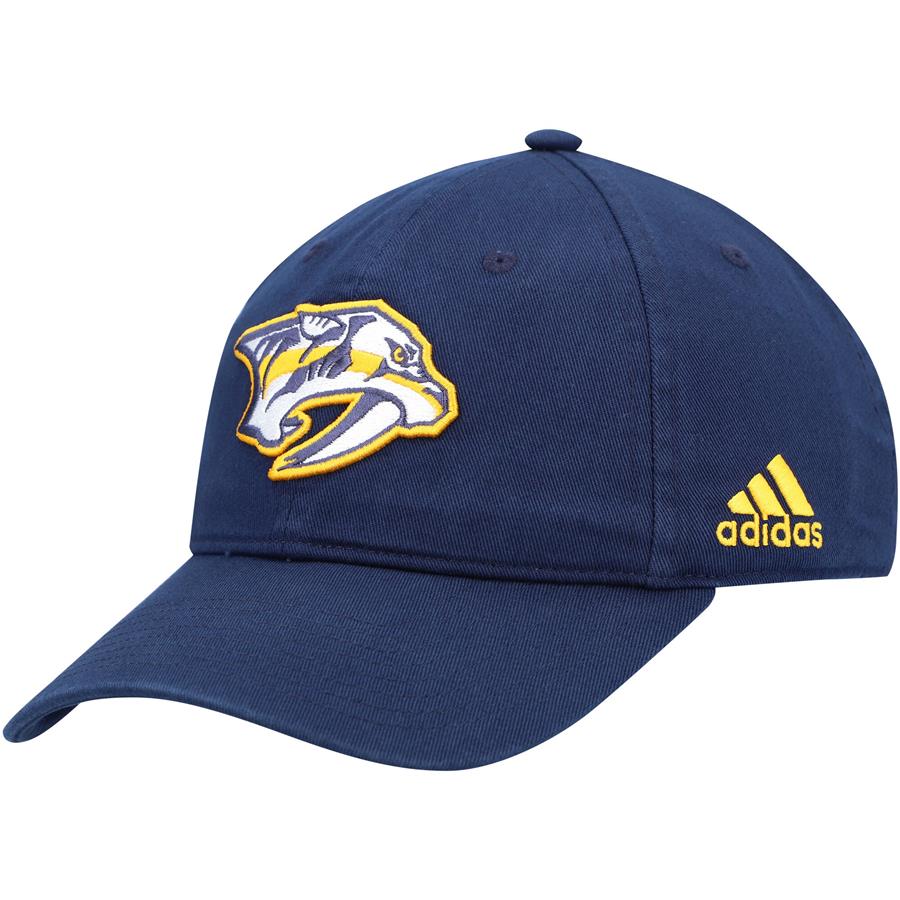 Nashville Predators adidas Slouch Adjustable Hat - Navy