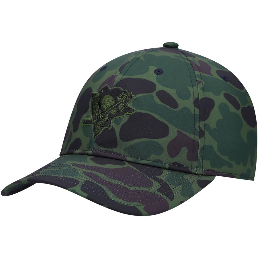 Pittsburgh Penguins adidas Locker Room Slouch Adjustable Hat - Camo