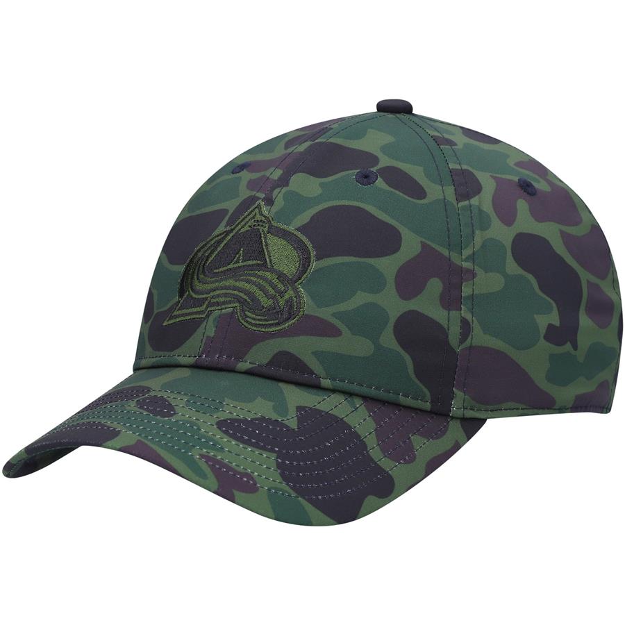 Colorado Avalanche adidas Locker Room Primegreen Slouch Adjustable Hat - Camo