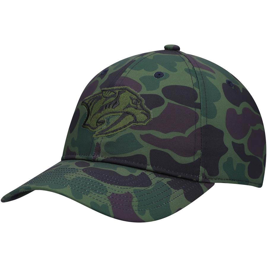 Nashville Predators adidas Locker Room Slouch Adjustable Hat - Camo