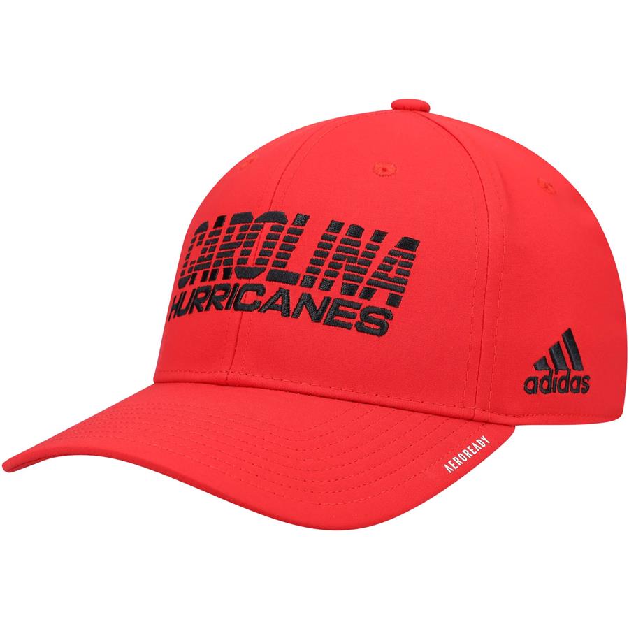 Carolina Hurricanes adidas 2021 Locker Room AEROREADY Flex Hat - Red