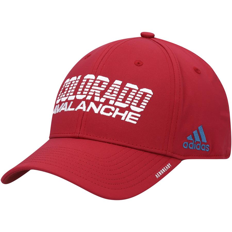 Colorado Avalanche adidas 2021 Locker Room AEROREADY Flex Hat - Burgundy