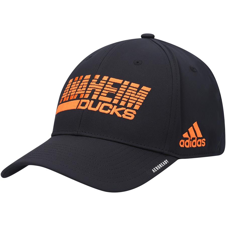 Anaheim Ducks adidas 2021 Locker Room AEROREADY Flex Hat - Black