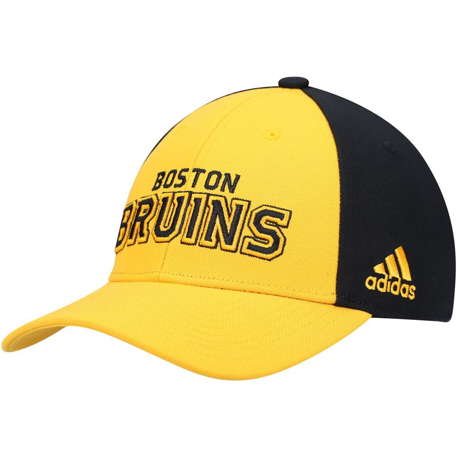 Boston Bruins adidas Locker Room Adjustable Hat - Gold