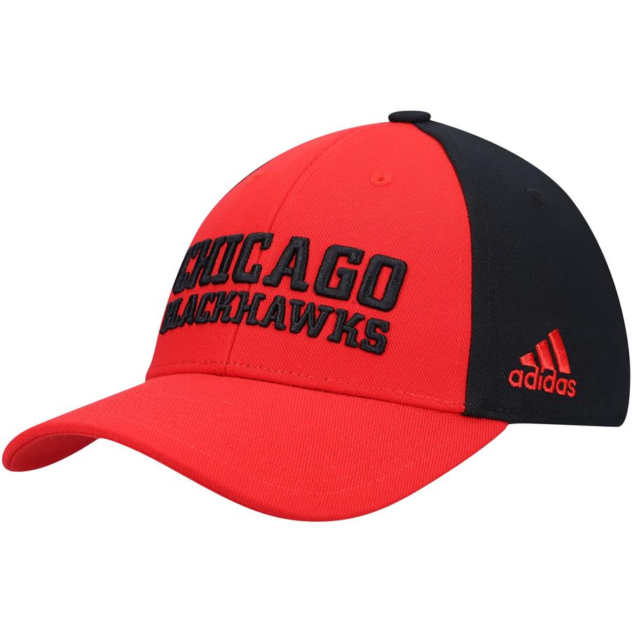 Chicago Blackhawks adidas Locker Room Adjustable Hat - Red