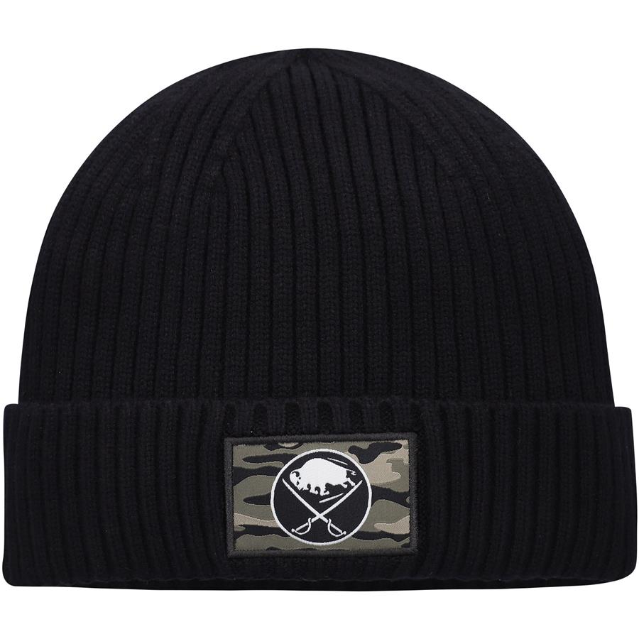 Buffalo Sabres adidas Military Appreciation Cuffed Knit Hat - Black