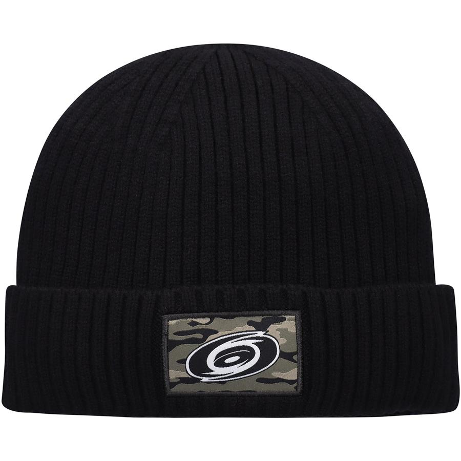 Carolina Hurricanes adidas Military Appreciation Cuffed Knit Hat - Black