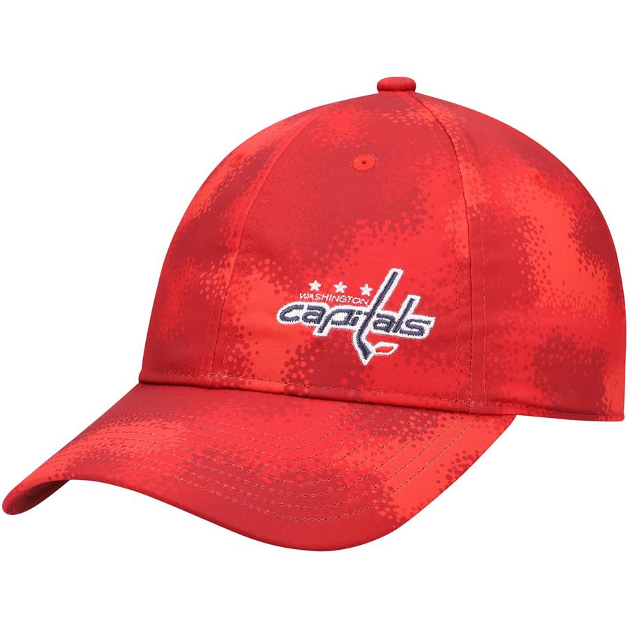 Washington Capitals adidas Women's Camo Slouch Adjustable Hat - Red