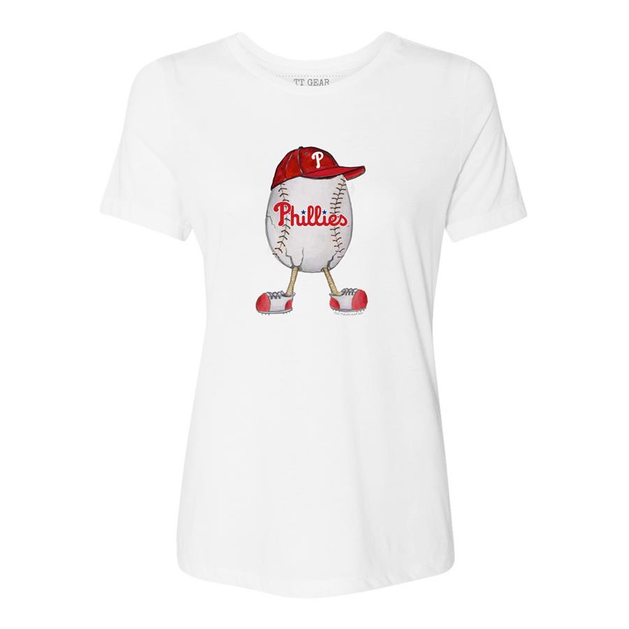 Philadelphia Phillies Tiny Turnip Women's The Egg T-Shirt - White