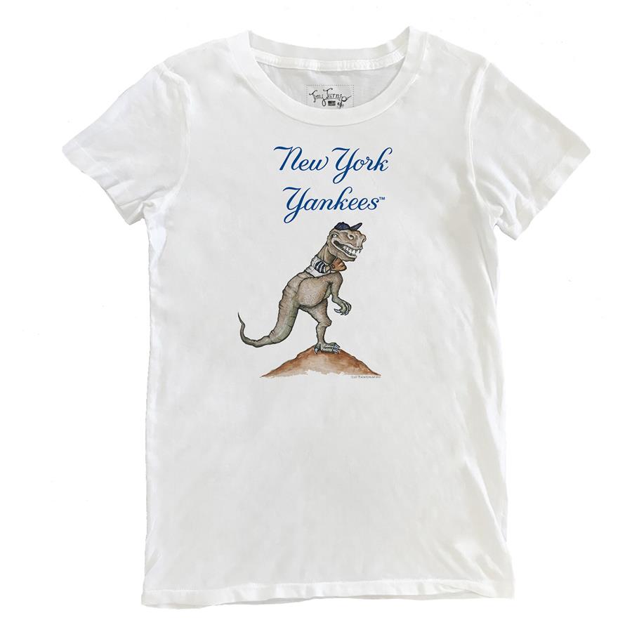 Женская футболка New York Yankees Tiny Turnip TT Rex (белый)