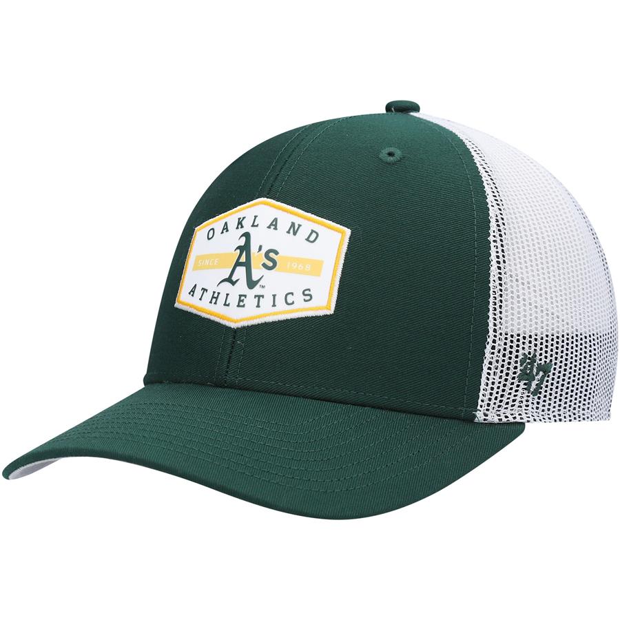 Oakland Athletics '47 Convoy Trucker Snapback Hat - Green
