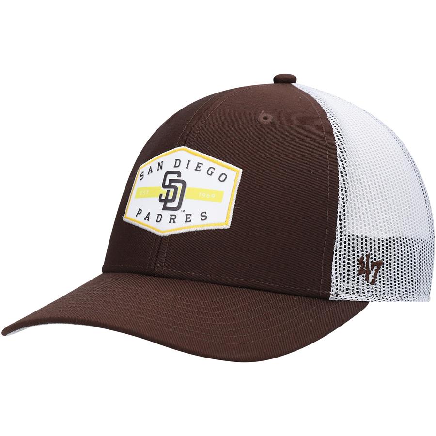San Diego Padres '47 Convoy Trucker Snapback Hat - Brown