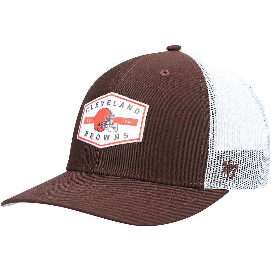 Cleveland Browns '47 Convoy 47 Trucker Snapback Hat - Brown