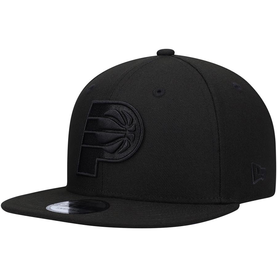 Кепка Indiana Pacers New Era Black On Black 9FIFTY Snapback