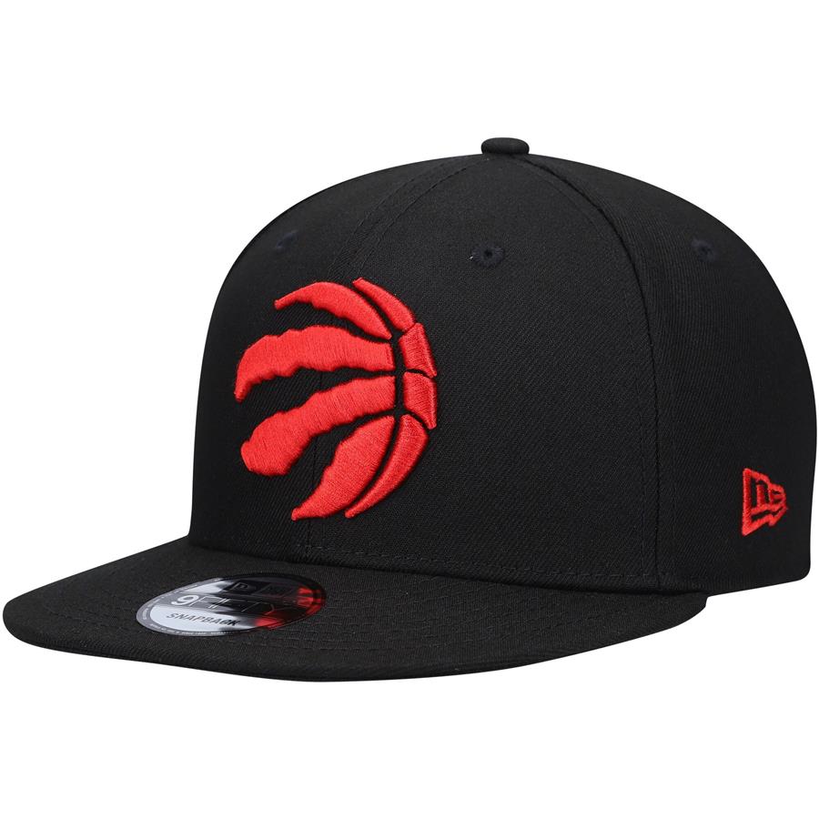 Toronto Raptors New Era Team Color Pop 9FIFTY Snapback Hat - Black