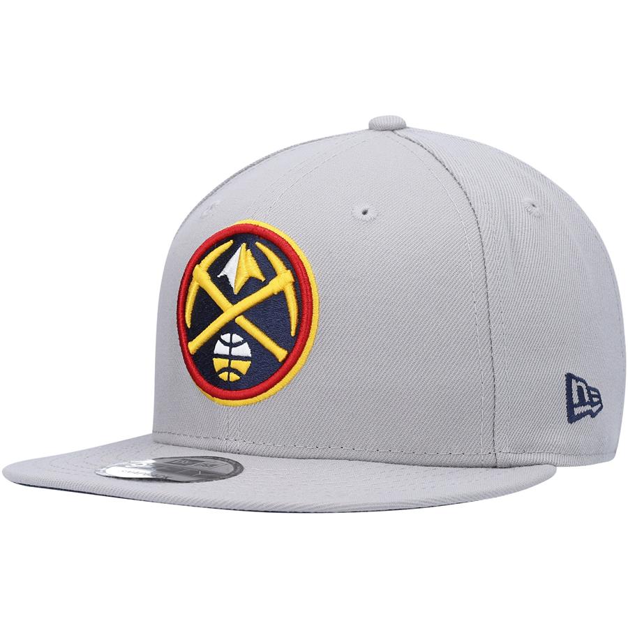 Denver Nuggets New Era 9FIFTY Snapback Hat - Gray