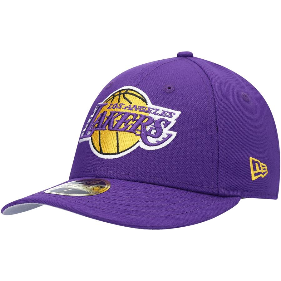 Los Angeles Lakers New Era Team Low Profile 59FIFTY Fitted Hat - Purple