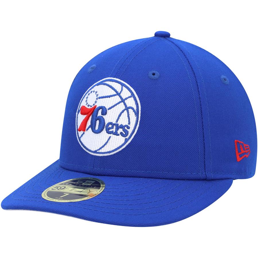 Philadelphia 76ers New Era Team Low Profile 59FIFTY Fitted Hat - Royal