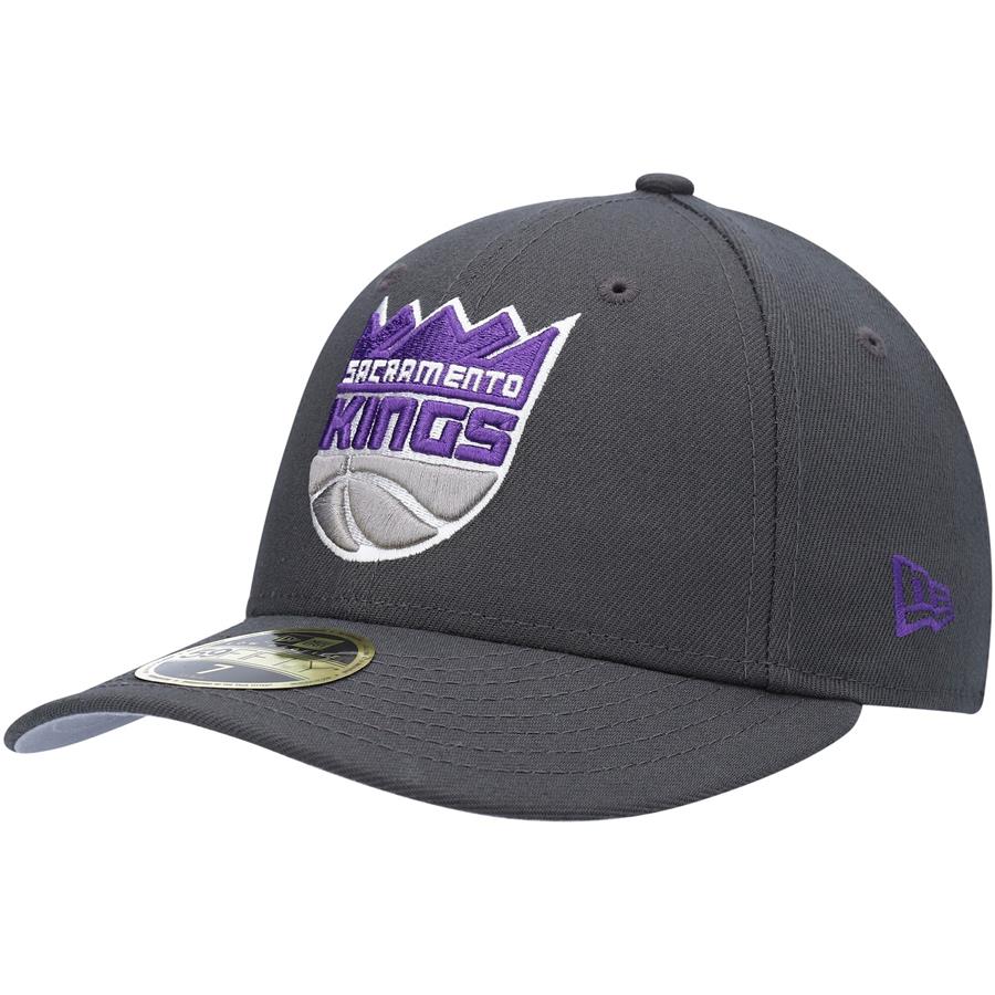 Кепка Sacramento Kings New Era Team Low Profile 59FIFTY Fitted (серый)