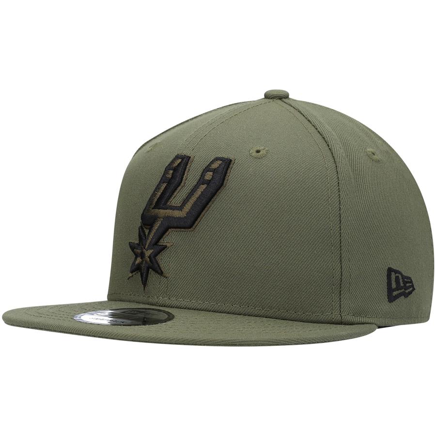 San Antonio Spurs New Era 9FIFTY Snapback Hat - Olive