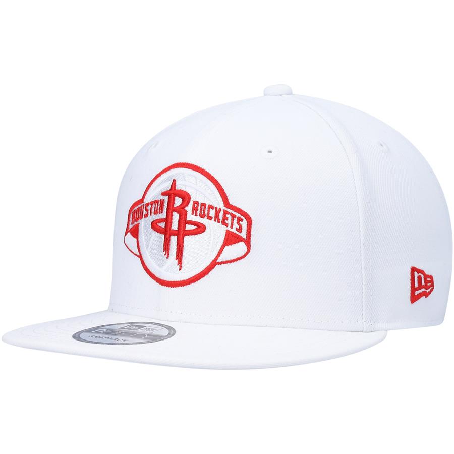 Houston Rockets New Era Color Pop 9FIFTY Snapback Hat - White