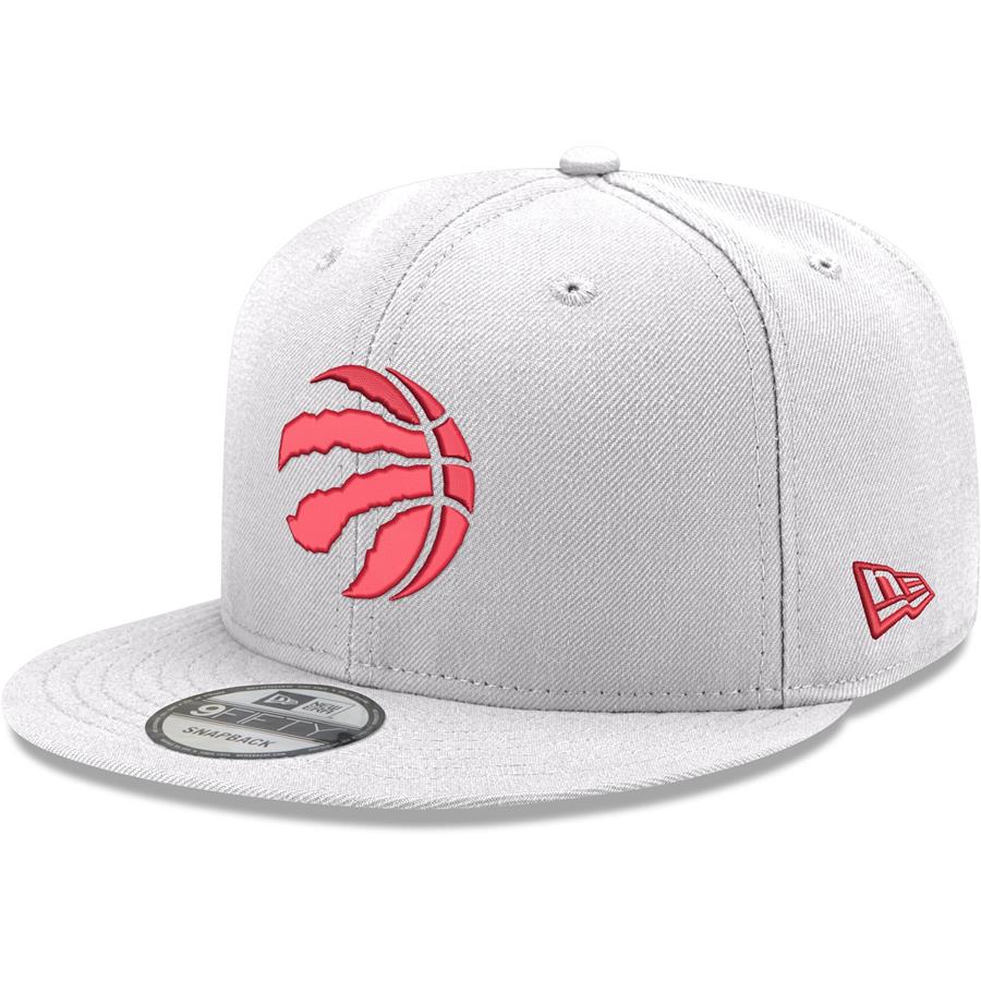 Toronto Raptors New Era Color Pop 9FIFTY Snapback Hat - White