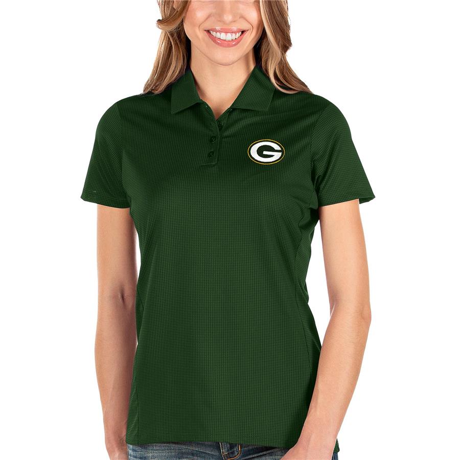 Green Bay Packers Antigua Women's Balance Polo - Green