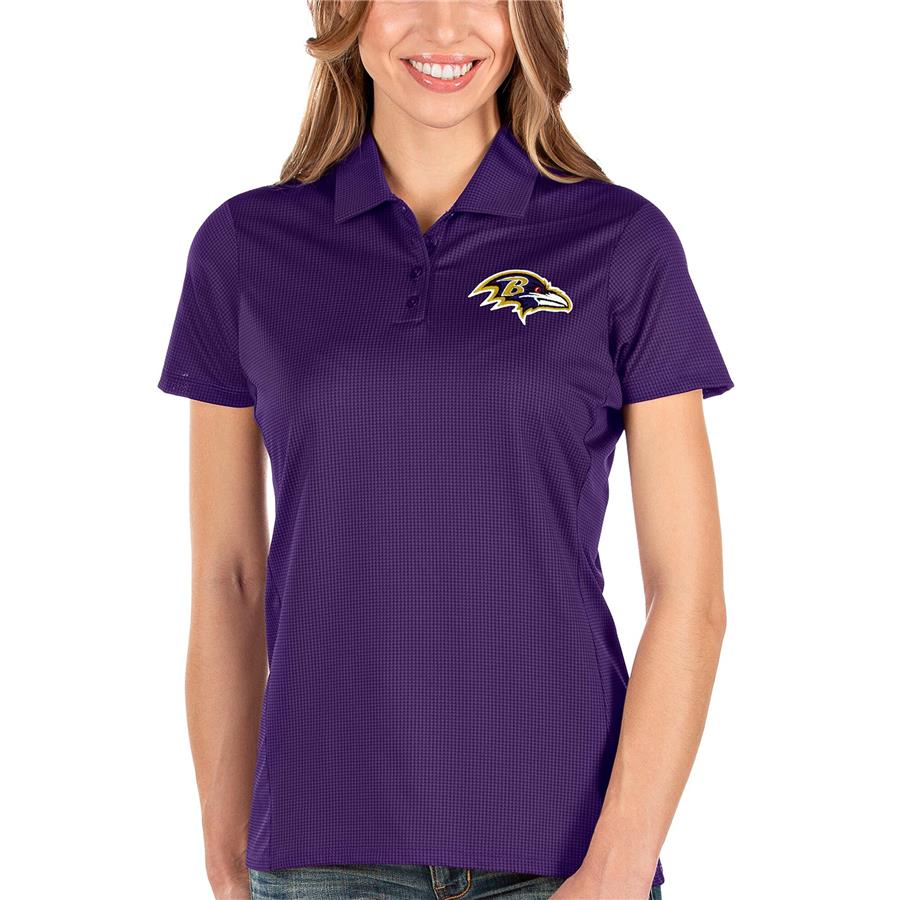Baltimore Ravens Antigua Women's Balance Polo - Purple