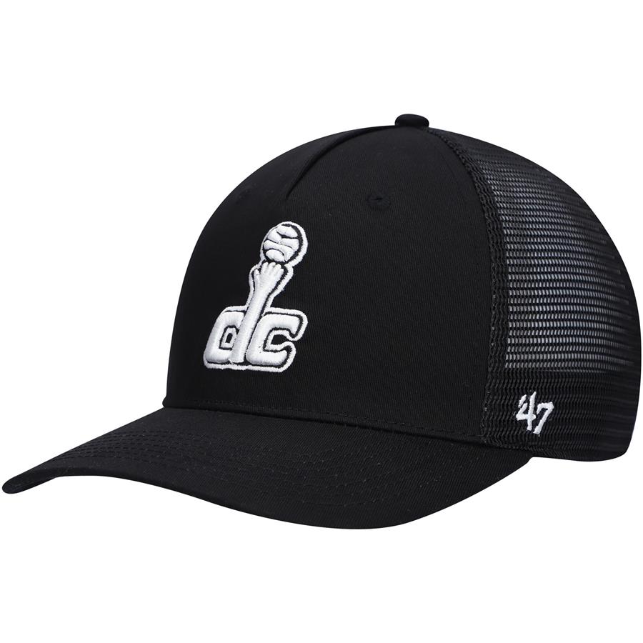 Washington Wizards '47 Level Mesh Trucker Snapback Hat - Black