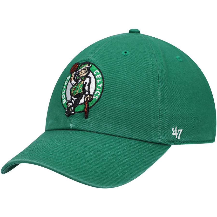 Boston Celtics '47 Logo Clean Up Adjustable Hat - Kelly Green