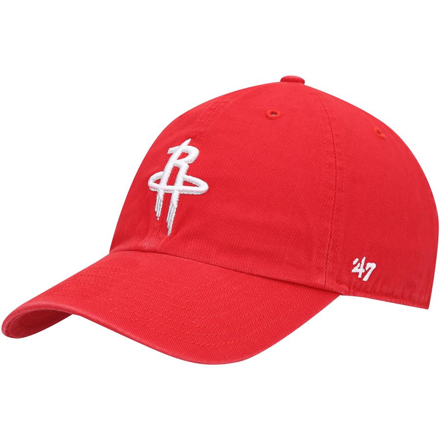 Houston Rockets '47 Logo Clean Up Adjustable Hat - Red