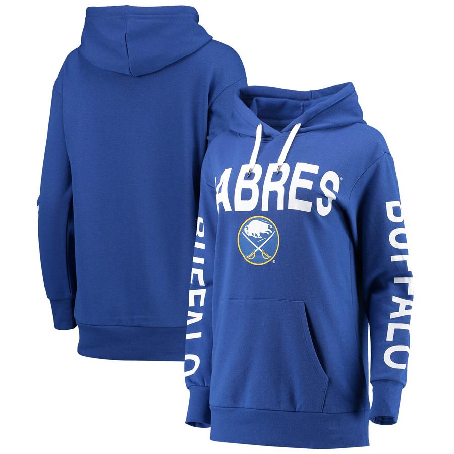 Buffalo Sabres G-III 4Her by Carl Banks Women's Extra Inning Pullover Hoodie - Royal