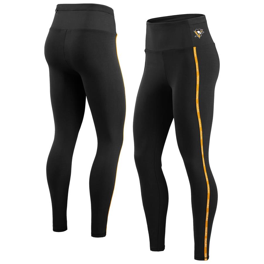 Pittsburgh Penguins WEAR by Erin Andrews Women's Stretch Leggings - Black