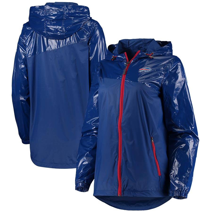 Buffalo Bills G-III 4Her by Carl Banks Women's Double-Coverage Full-Zip Hoodie Jacket - Royal