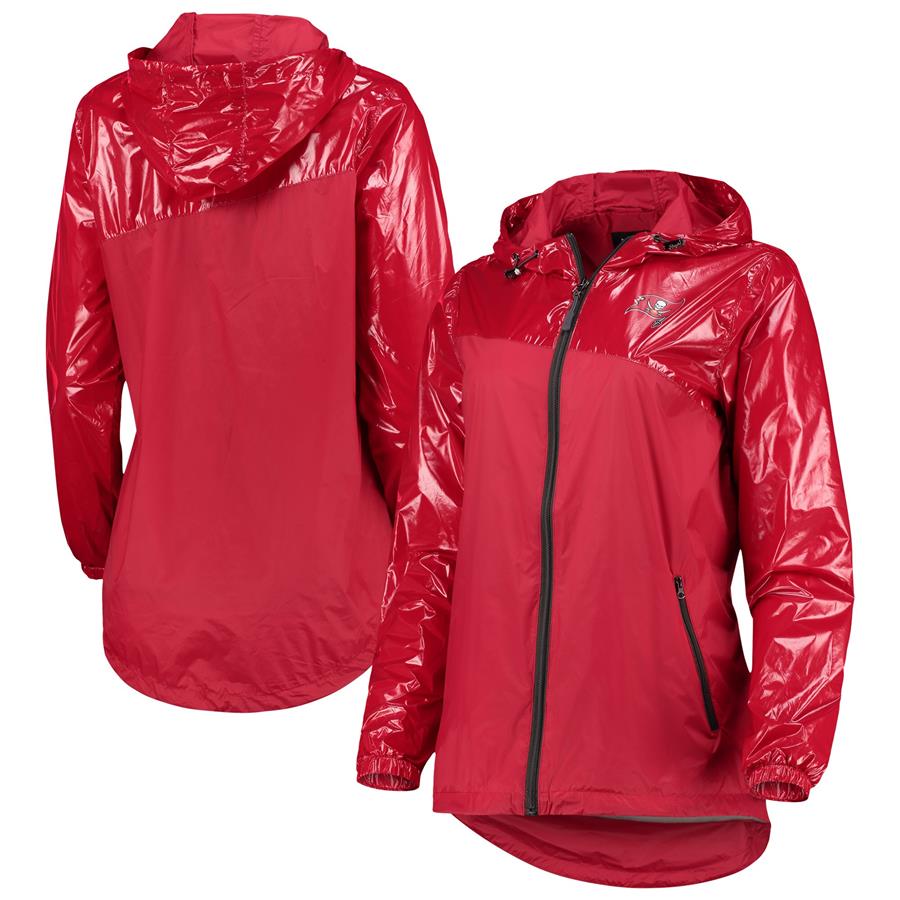 Tampa Bay Buccaneers G-III 4Her by Carl Banks Women's Double-Coverage Full-Zip Hoodie Jacket - Red
