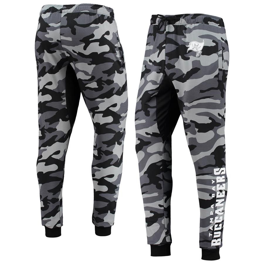 Tampa Bay Buccaneers FOCO Camo Jogger Pants - Black